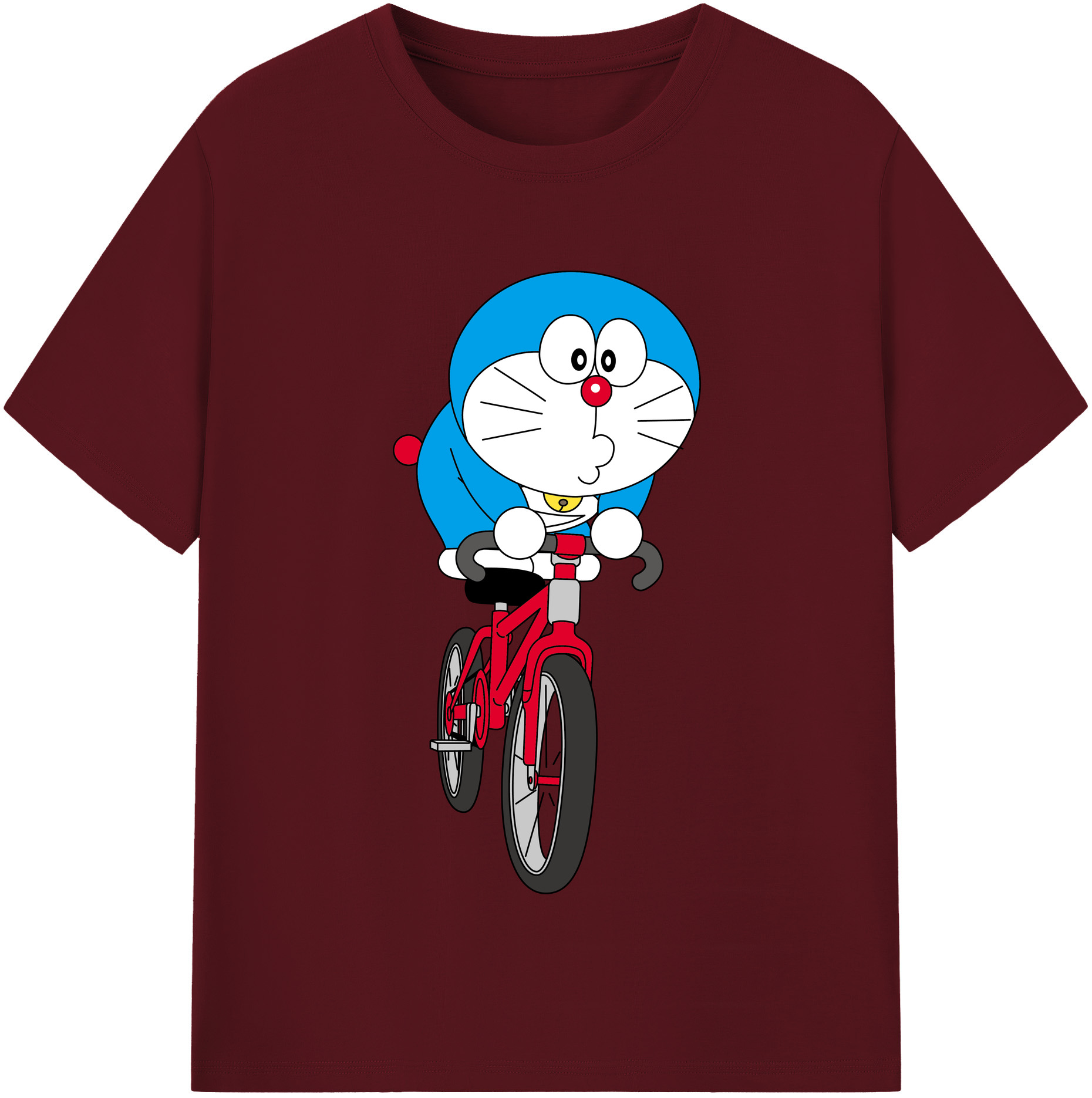 （画像用） ドラえもん Doraemon 綿100％半袖Tシャツ（フロントプリント）